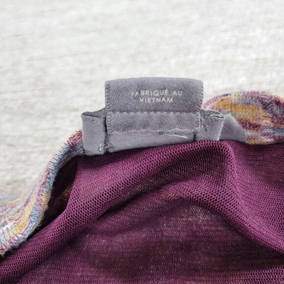 Vanessa Virginia Knit Skirt Large Asymmetrical Maxi Multicolor Textured Lined - Picture 9 of 16